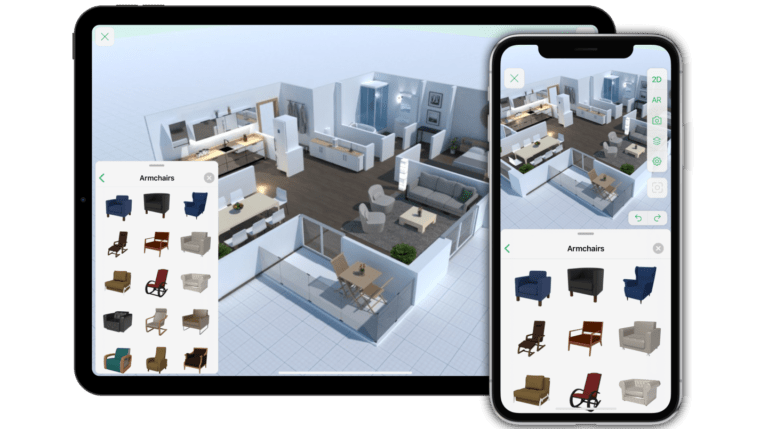 אפליקציה לעיצוב הבית - Planner5D