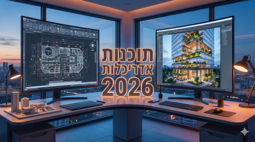 תוכנות אדריכלות - סקירה מקיפה בעברית